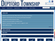 Tablet Screenshot of deptford-nj.org